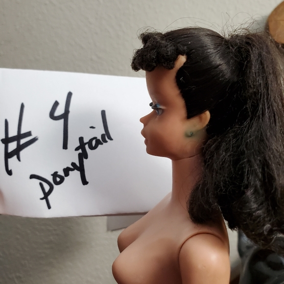 VINTAGE #4 BRUNETTE PONYTAIL BARBIE DOLL - Picture 4 of 8